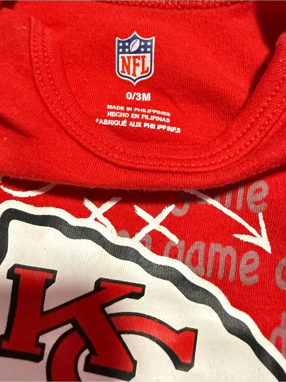 NFL One-Piece Bodysuits Kansas City Chiefs Football - Picture 3 of 3